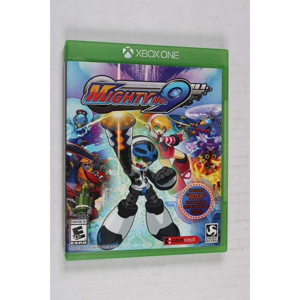 Mighty No. 9 (Microsoft Xbox One, 2016) Complete, with Artbook & Poster